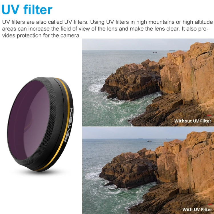 Filtro de lente de borde dorado PGYTECH X4S-MRC UV — imagen 5