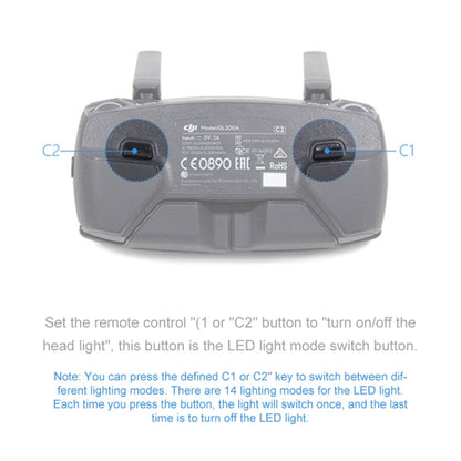 Cubierta de protección de paleta PGYTECH P-MA-124 de linterna LED dedicada para DJI Mavic Pro — imagen 6