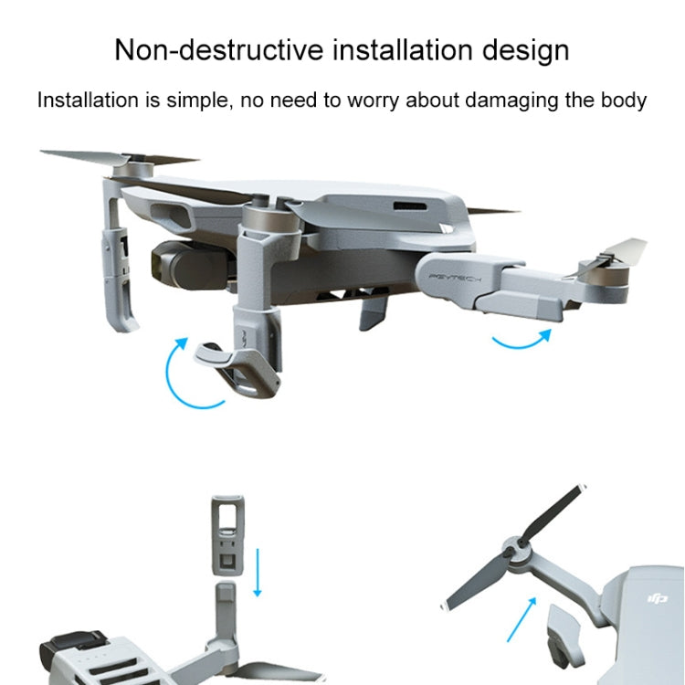 PGYTECH P-12A-012 Rack de extensiones de tren de aterrizaje aumentado portátil para DJI Mavic Mini — imagen 4