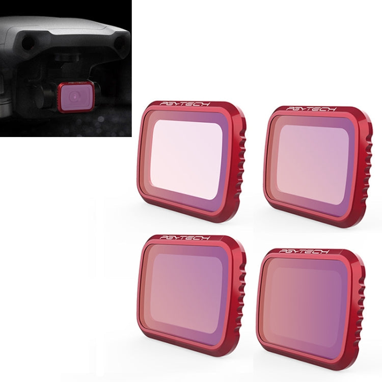 Filtro de lente 4 piezas PGYTECH P-16A-034 ND8 / 16/32/64 para DJI Mavic Air 2