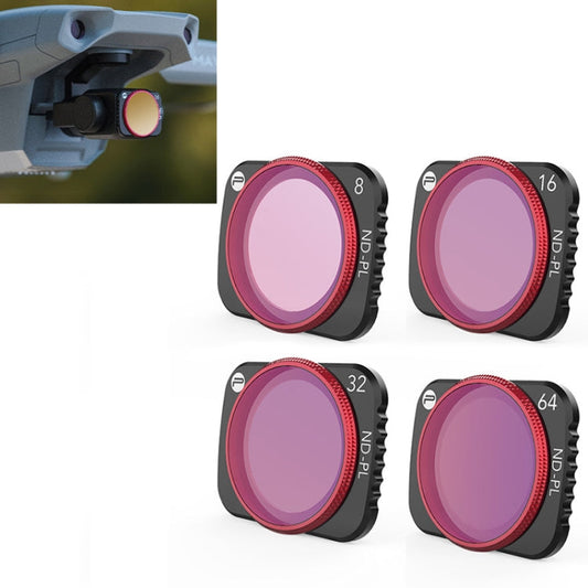 Filtro de lente 4 piezas PGYTECH P-16A-035 NDPL8 / 16/32/64 para DJI Mavic Air 2