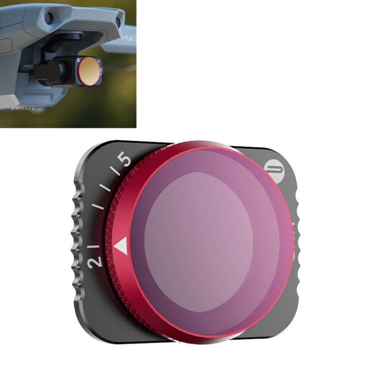 Filtro de lente de engranajes PGYTECH P-16A-040 VND-2-5 para accesorios de dron para DJI Mavic Air 2