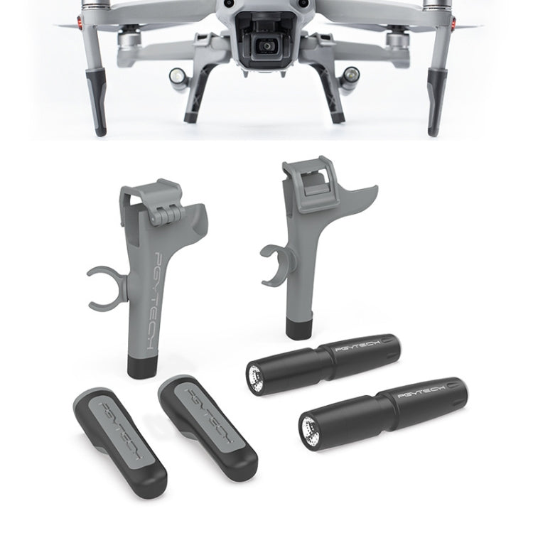 PGYTECH P-16A-038 Extensiones de tren de aterrizaje aumentadas portátiles Conjunto de faros LED para DJI Mavic Air 2