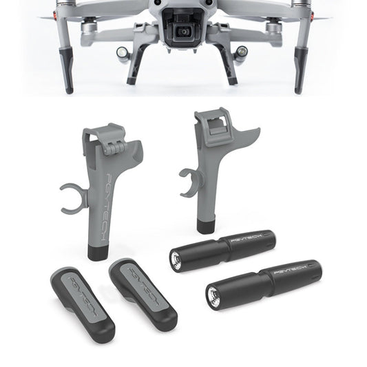 PGYTECH P-16A-038 Extensiones de tren de aterrizaje aumentadas portátiles Conjunto de faros LED para DJI Mavic Air 2