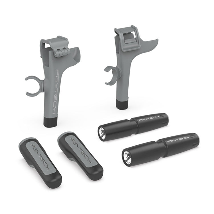 PGYTECH P-16A-038 Extensiones de tren de aterrizaje aumentadas portátiles Conjunto de faros LED para DJI Mavic Air 2 — image…