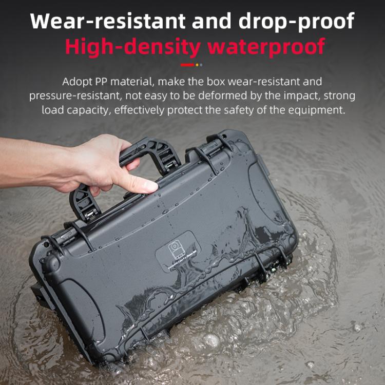 Estuche de almacenamiento tipo estuche de doble capa impermeable EVA ABS para DJI Osmo 360 (negro) — imagen 12