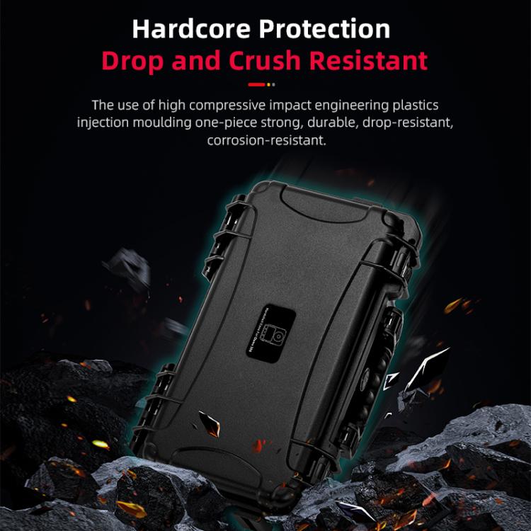 Estuche de almacenamiento tipo estuche de doble capa impermeable EVA ABS para DJI Osmo 360 (negro) — imagen 13