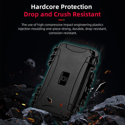 Estuche de almacenamiento tipo estuche de doble capa impermeable EVA ABS para DJI Osmo 360 (negro) — imagen 13