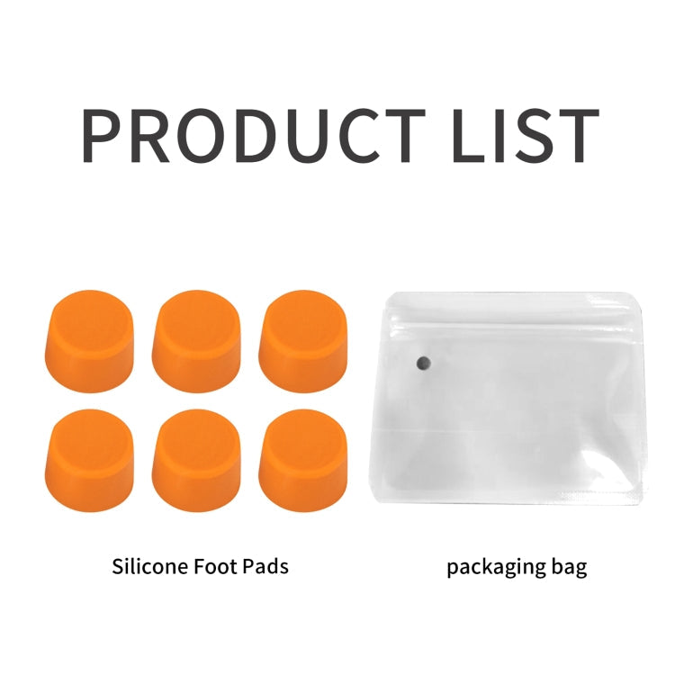 STARTRC Almohadilla de pies de silicona para DJI Avata 2 (naranja) — imagen 6
