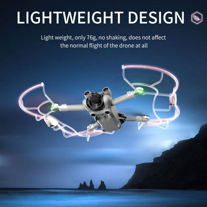 Hélice STARTRC Dron LED Protector Anillo anticolisión para DJI Mini 3 Pro (Transparente) — imagen 6