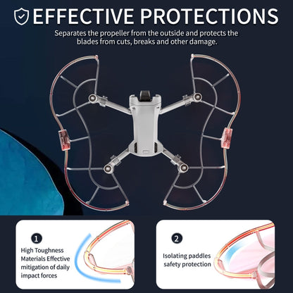 Hélice STARTRC Dron LED Protector Anillo anticolisión para DJI Mini 3 Pro (Transparente) — imagen 7