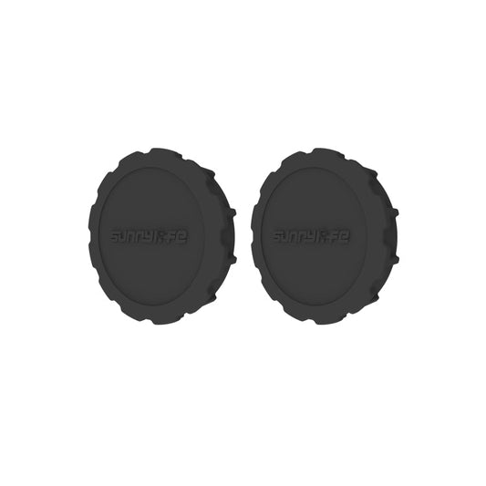 Tapa de lente de cámara 4 Sunnylife 2 piezas resistente a los arañazos para DJI Osmo Action 3 (negro) — imagen 2