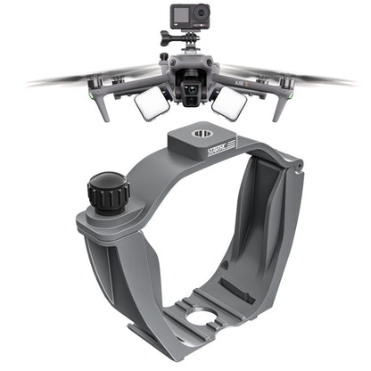 Soporte de expansión de altavoz STARTRC con luz de navegación nocturna para DJI Air 3 (gris)