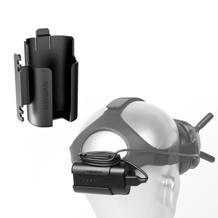 Batería Sunnylife Clip Soporte de Cable Administración de cable Funda protectora (Negro)