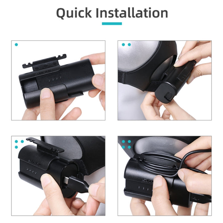 Batería Sunnylife Clip Soporte de Cable Administración de cable Funda protectora (Negro) — imagen 8