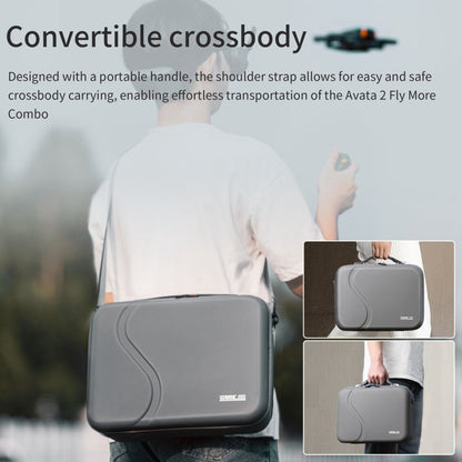 Bolso STARTRC WP2 Dron Mensajero Bolsa de almacenamiento para DJI Avata 2 (gris claro) — imagen 7