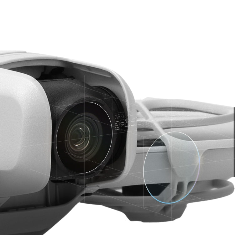 Películas de vidrio 2 templado para lentes de drones para DJI Neo (transparentes)