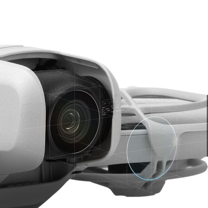 Películas de vidrio 2 templado para lentes de drones para DJI Neo (transparentes)