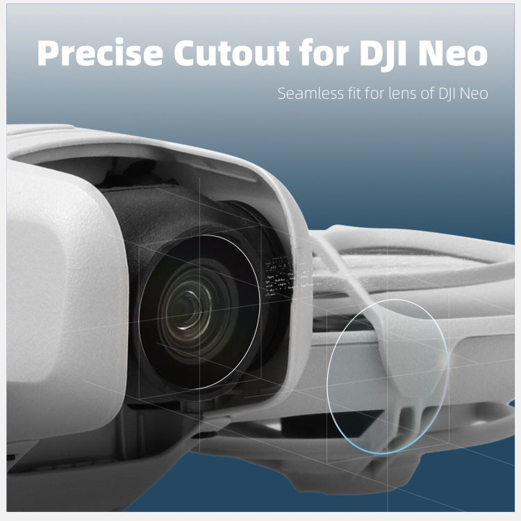 Películas de vidrio 2 templado para lentes de drones para DJI Neo (transparentes) — imagen 6