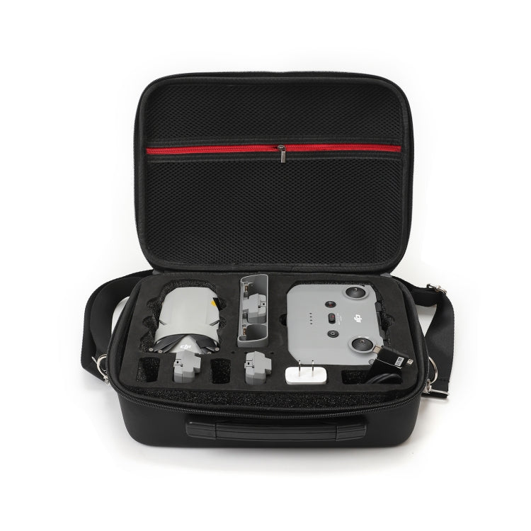 Bolso de mano de almacenamiento LS4456 de hombro de PU para dron portátil para DJI Mavic Mini / Mini 2 (Negro + Forro negro)…