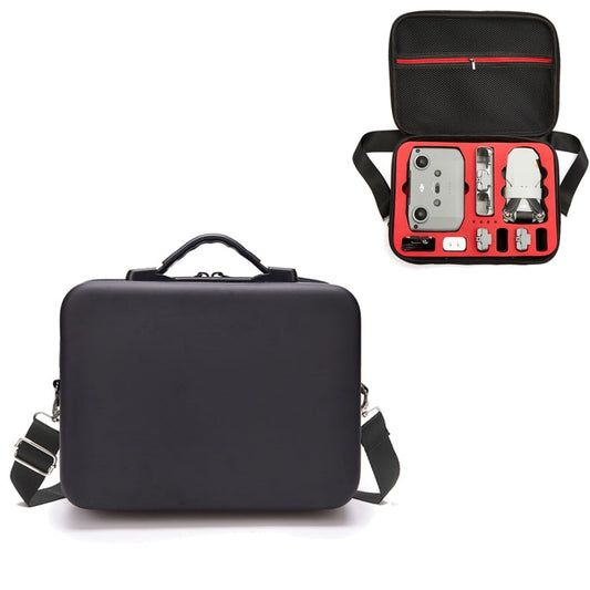 Bolsa de almacenamiento de hombro LS4456 Portátil Dron PU para DJI Mavic Mini / Mini 2 (Negro + Forro rojo) para DJI DJI Mav…