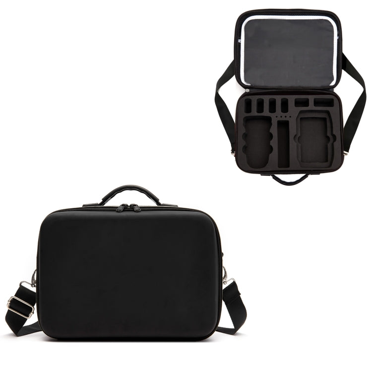 Estuche multifunción de bolsa de almacenamiento de hombro de PU con deflector para DJI Mavic Mini / Mini 2 (revestimiento ne…