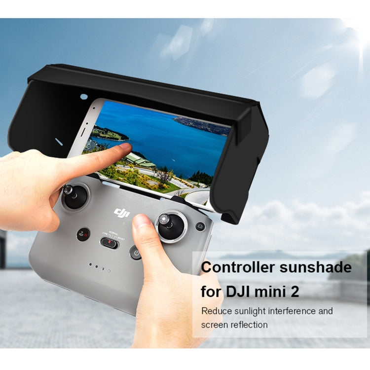 Placa StarTRC 1108859 Control remoto plegable dedicado antirreflectante de sombrilla magnética para DJI Mini 2 (Negro) — ima…