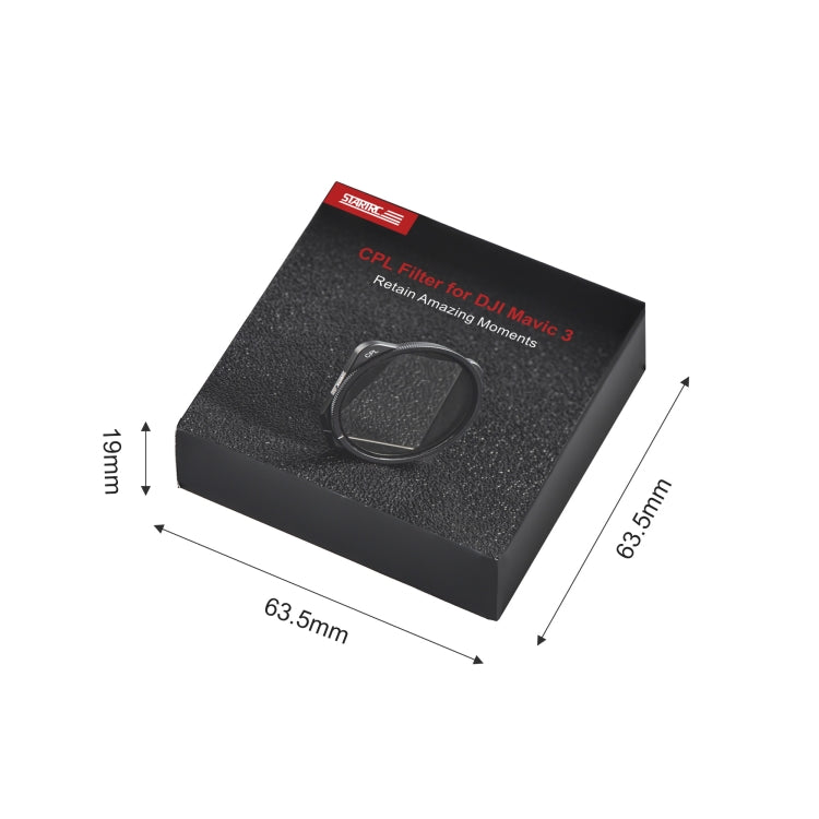 Filtro de lente StarTRC 1110300 CPL para DJI Mavic 3 (Negro) — imagen 4