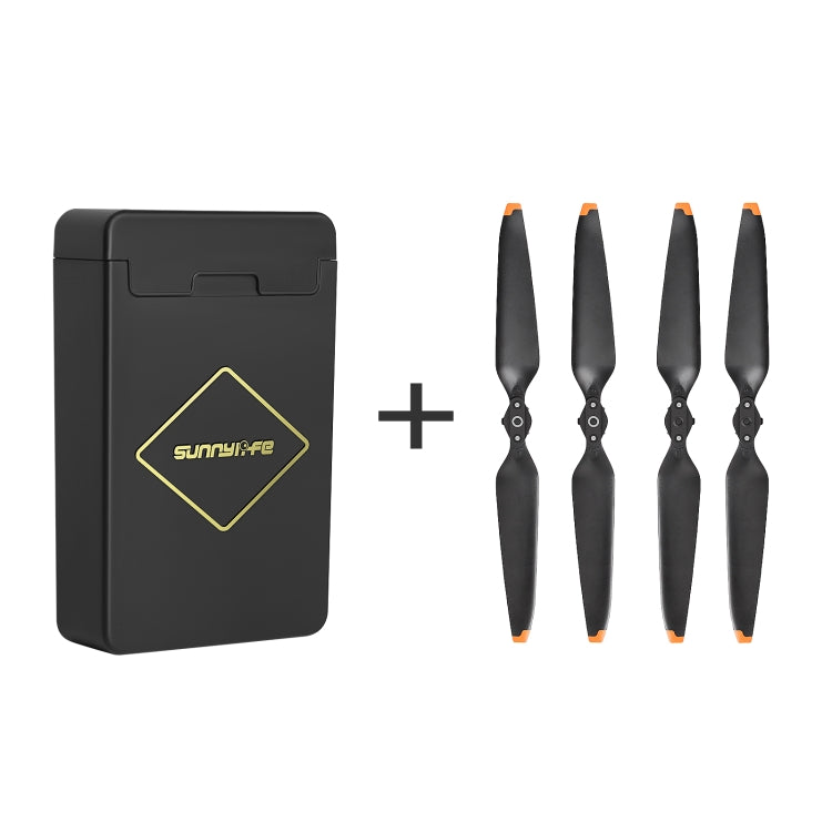 Hélice SUNNYLIFE M3-SN376 2 pares Hermilla de + Caja de almacenamiento para DJI Mavic 3 (Naranja)