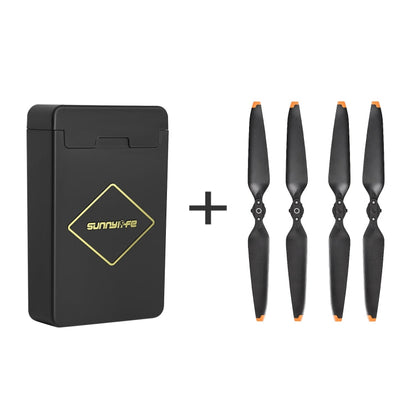 Hélice SUNNYLIFE M3-SN376 2 pares Hermilla de + Caja de almacenamiento para DJI Mavic 3 (Naranja)