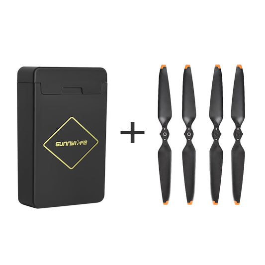 Hélice SUNNYLIFE M3-SN376 2 pares Hermilla de + Caja de almacenamiento para DJI Mavic 3 (Naranja)