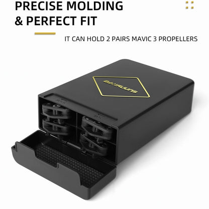 Hélice SUNNYLIFE M3-SN376 2 pares Hermilla de + Caja de almacenamiento para DJI Mavic 3 (Naranja) — imagen 2