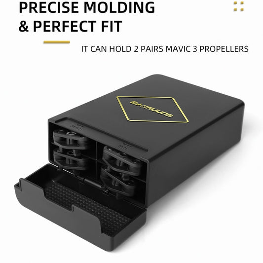 Hélice SUNNYLIFE M3-SN376 2 pares Hermilla de + Caja de almacenamiento para DJI Mavic 3 (Naranja) — imagen 2