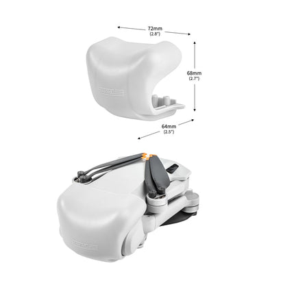 Tapas de lentes Sensor de visión Cubierta de parasol para DJI Mini 3 Pro (Gris) — imagen 3