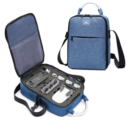 Estuche portátil de almacenamiento de un solo hombro a prueba de golpes, tamaño: 31 x 23 x 10 cm para DJI Mini SE (azul + fo…