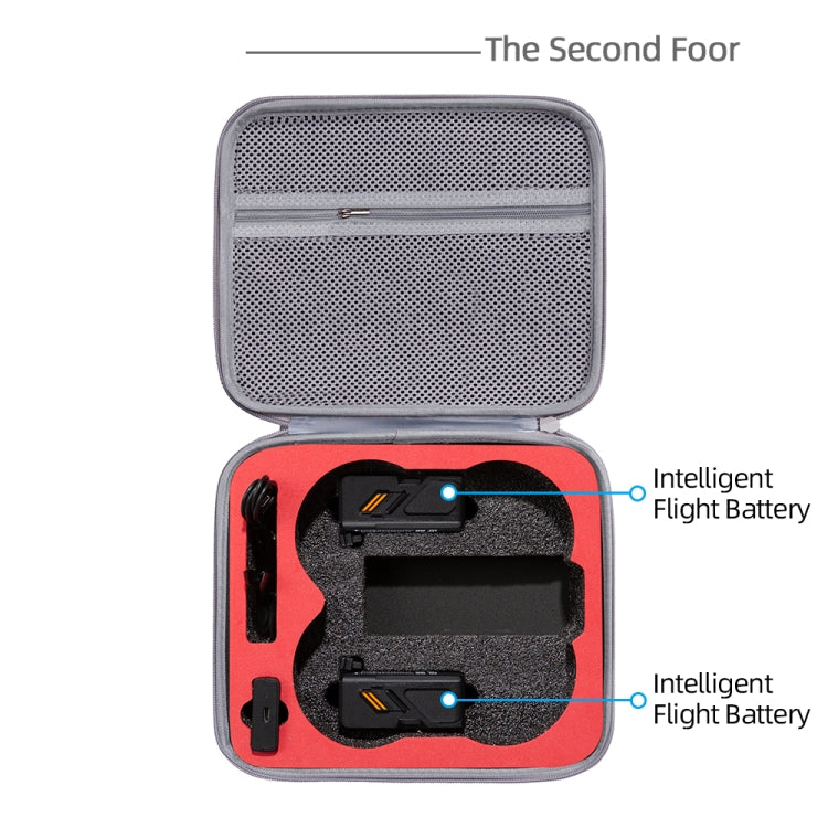 Estuche Dron Body Square rígido a prueba de golpes que lleva la bolsa de almacenamiento, tamaño: 27 x 23 x 10 cm para DJI Av…