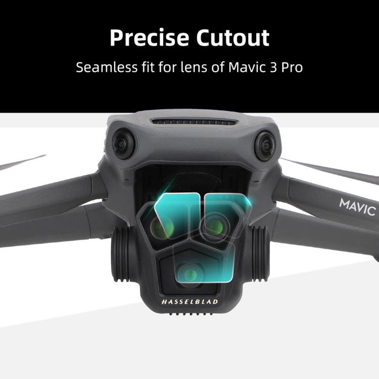 Juegos Sunnylife M3P-BHM578 2 HD Película de vidrio templado a prueba de explosiones para DJI Mavic 3 Pro — imagen 7