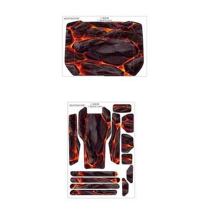 Juego de pegatinas RC Pro Sunnylife Dron Body Control remoto decorativas para DJI Mavic 3 Pro (Lava Black) — imagen 2