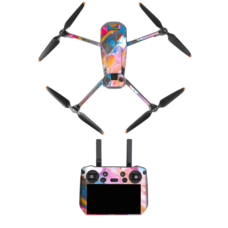 Juego de pegatinas RC Pro Sunnylife Dron Body Control remoto decorativas para DJI Mavic 3 Pro (nube rosa)