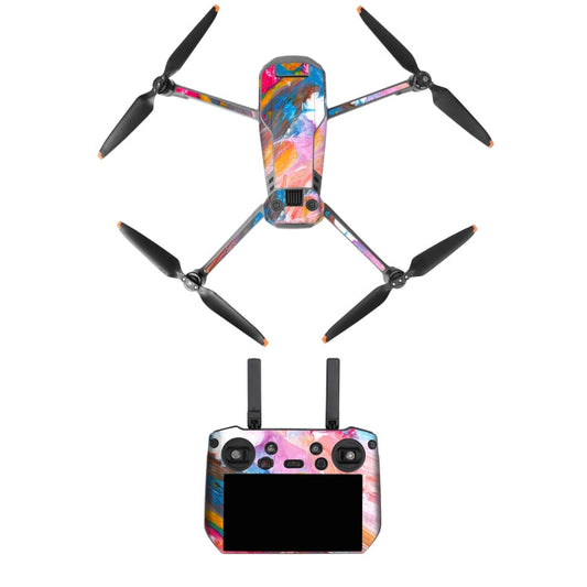 Juego de pegatinas RC Pro Sunnylife Dron Body Control remoto decorativas para DJI Mavic 3 Pro (nube rosa)