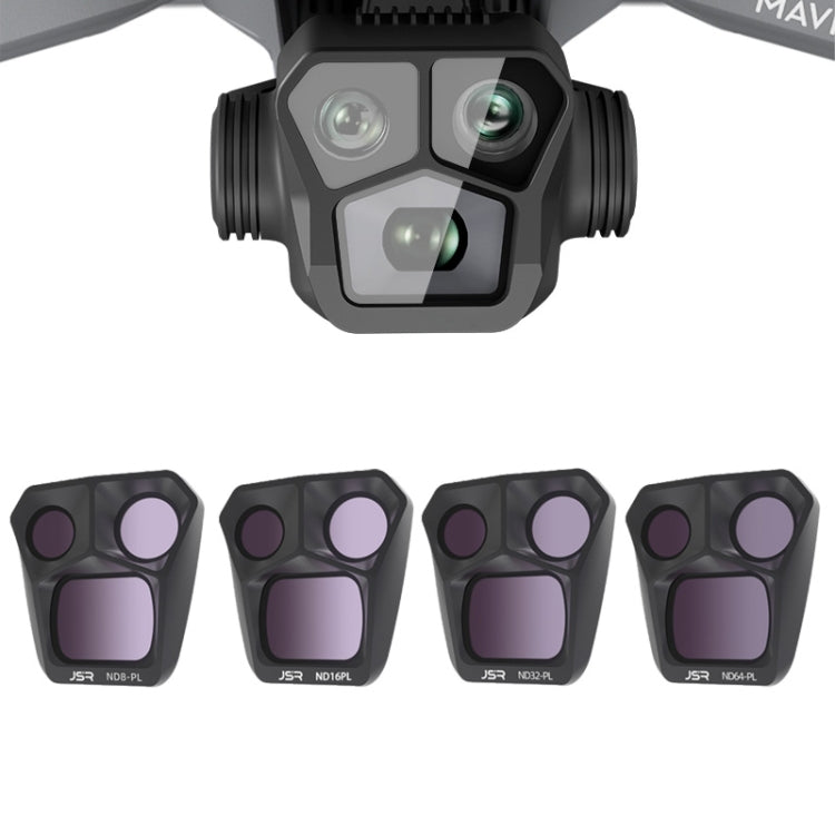 Filtro de lente de densidad JSR GB neutra ND8PL ND16PL ND32PL ND64PL Kit para DJI Mavic 3 Pro