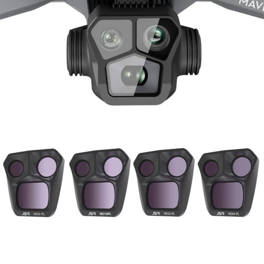 Filtro de lente de densidad JSR GB neutra ND8PL ND16PL ND32PL ND64PL Kit para DJI Mavic 3 Pro