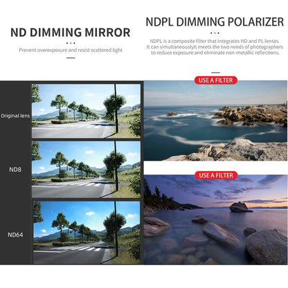 Filtro de lente JSR GB 3 en 1 CPL ND16 NIGHT para DJI Mavic 3 Pro — imagen 5
