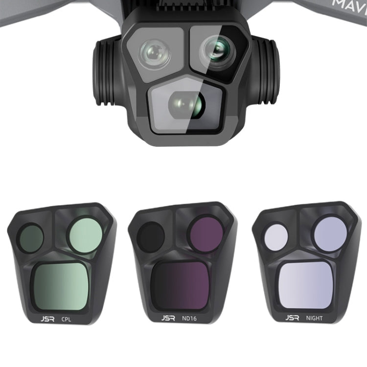 Filtro de lente JSR GB 3 en 1 CPL ND8 ND16 para DJI Mavic 3 Pro