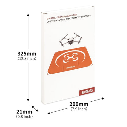 STARTRC Delantal de estacionamiento de drones de cartón cuadrado, tamaño: 55 cm x 55 cm para DJI Mavic 3 Pro / Mini 3 / Avat…