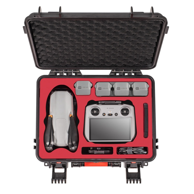 Kit RC2 / N2 STARTRC Impermeable PP Dron estuche Caja de almacenamiento para DJI Air 3 (Negro) — imagen 4
