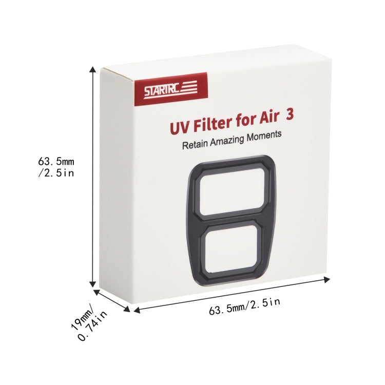 Filtro de lente Para STARTRC Dron, lente: UV para DJI Air 3 — imagen 8