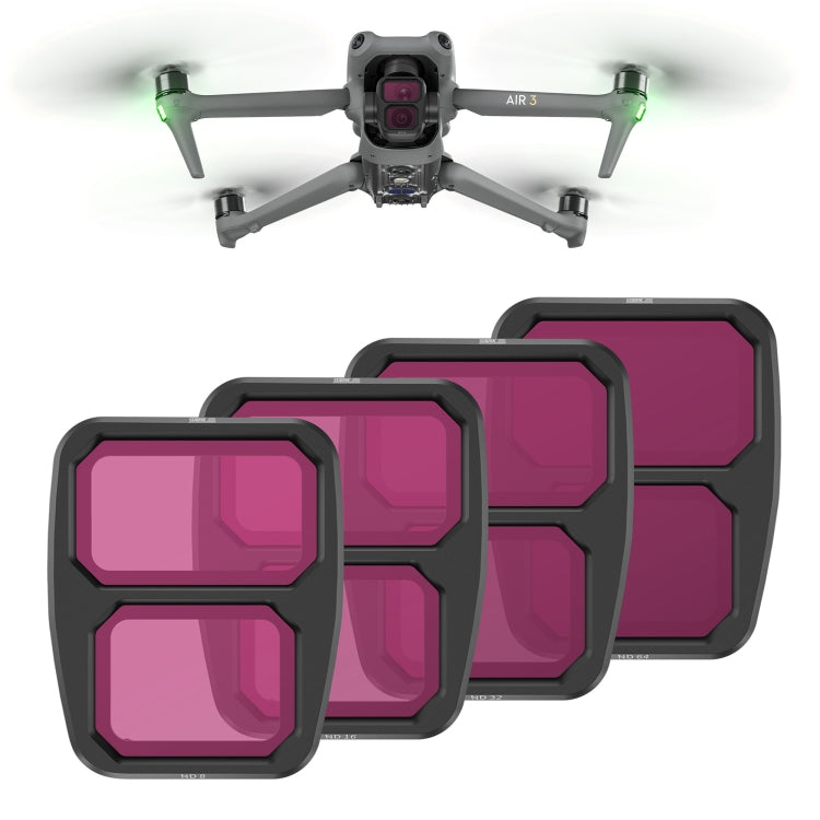 Filtro de lente Para STARTRC Dron, lente: 4 en 1 ND8/16/32/64 para DJI Air 3