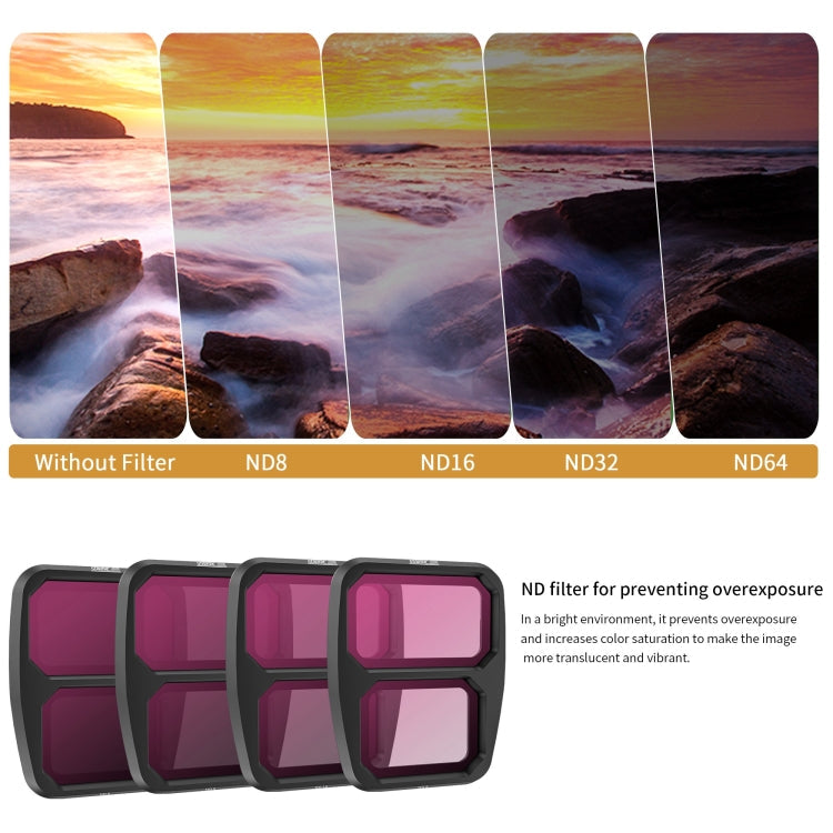 Filtro de lente Para STARTRC Dron, lente: 4 en 1 ND8/16/32/64 para DJI Air 3 — imagen 6