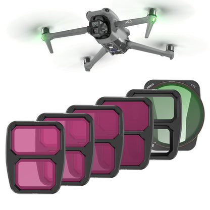 Filtro de lente Para STARTRC Dron, lente: 6 en 1 ND8/16/32/64 UV CPL para DJI Air 3